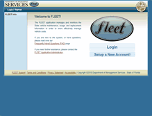 Tablet Screenshot of fleet.dms.myflorida.com